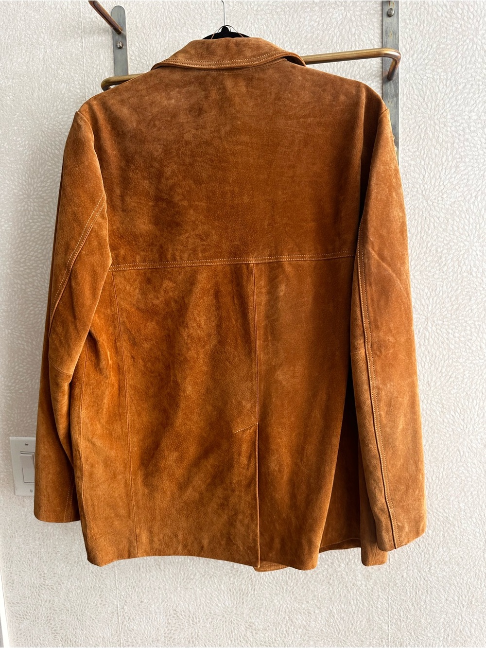 ZARA Brown Suede Blazer Jacket - Picture 4 of 5